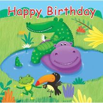Jungle Buddies Luncheon Napkins (16) - Birthday Party Supplies - $1.94