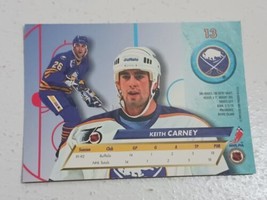 Keith Carney Buffalo Sabres 1992 - 93 Fleer Ultra Rookie Card #13 - £0.78 GBP