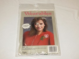 Wearables To Cross stitch Rose 60256 for clothing kit RARE NOS new old stock - £8.56 GBP