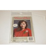 Wearables To Cross stitch Rose 60256 for clothing kit RARE NOS new old s... - £8.38 GBP