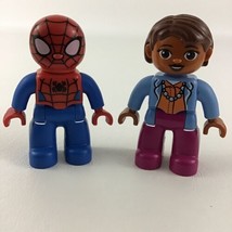 Lego Duplo Replacement Figure Minifig Marvel Spider-Man Airport Traveler Toy Lot - £12.54 GBP