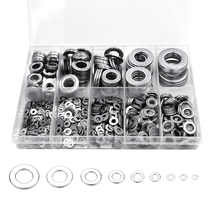 900-Pc 304 Stainless Steel Flat &amp; Fender Washers Assortment Kit for Bolts - $208.79 MXN