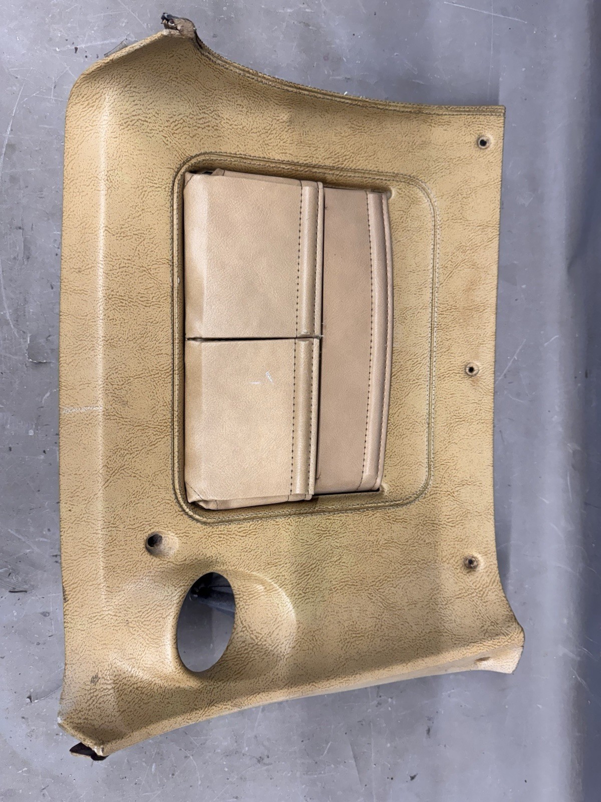1970-1976 Chevy Corvette C3 Right Lower Dash Trim Panel Map Pocket Vent ... - $177.42