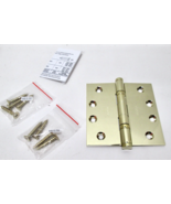 Baldwin 1040.031.INRP Ball Bearing Polished Brass 4&quot; x 4&quot; Square Corner ... - $38.63 CAD