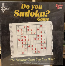New- DO YOU SUDOKU? Family GAME BY UNIVERSITY GAMES AGES 8+ - $5.69
