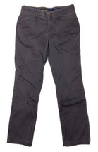 Lee Straight Leg Pants Women Size 8 (Measure 30x30) Dark Gray Flex Motion - £8.71 GBP