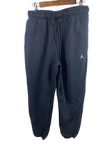 Air Jordan Sweatpants Jogger Lounge Pants Size Large Mens Black Pull On - £51.01 GBP