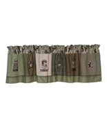 Green Camouflage Army Military Camo Window Valance Alpha Bravo Charlie 7... - $32.58 CAD