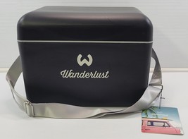*C) Wanderlust Retro 15 Quart 21 Can Cooler Box - Black 14&quot; x 10&quot; x 11&quot; - $14.84
