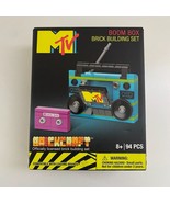 MTV Boom Box BrickCraft Brick Building Set 94 Pieces Stereo Cassette Retro - £14.16 GBP