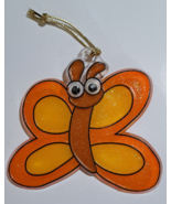 Stained glass looking Butterfly ornament window  suncatcher 4.5 inch acr... - £5.52 GBP