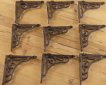 9 Antique Style Vine Shelf Brace Wall Bracket Cast Iron Corbel 6&quot; X 6 1/... - £33.74 GBP