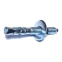 5/8&quot; x 5&quot; Zinc Plated Steel Concrete Wedge Stud Anchor Bolts (10 pcs.) - $48.55