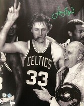 Larry Uccello Autografato 16x20 Boston Celtics Foto W/Rosso Auerbach + J... - £152.79 GBP
