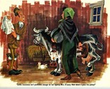 Mrs O&#39;Leary  Cow and Insurance Agent Color Comic Print 1970 - $27.69