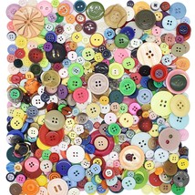 650Pcs Colourful Resin Buttons For Diy Sewing Diy Decoration Scrapbook Crafts Ch - £14.22 GBP