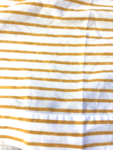 Target Sheets Twin XL Set White Orange Gold Stripe Pinstripe Room Essentials - £29.76 GBP