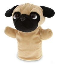 Super Soft Plush Pug Stuffed Animal Hand Puppets For Kids - 8.5 Inches - £25.27 GBP
