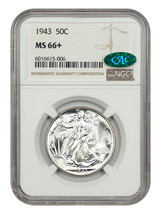1943 50C NGC/CAC MS66+ - £300.44 GBP