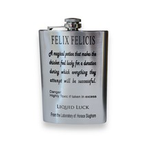 8oz FELIX FELICIS Stainless Steel Flask - £15.65 GBP