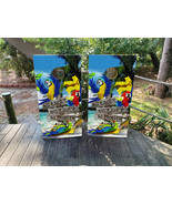 Waterproof Cornhole Wraps / Margaritaville Parrots / 5 O&#39;clock Somewhere - $85.00