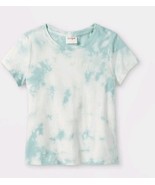 Girl's Small (6-6X) Green Tie Dye Short Sleeve T- Shirt, Cat & Jack   - $8.99