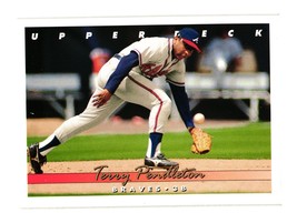 1993 Upper Deck #163 Terry Pendleton Atlanta Braves - $2.00