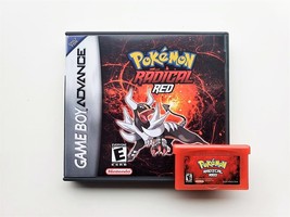 Pokemon Radical Red v4.0 Game / Case - Gameboy Advance (GBA) Fire Red Mod USA - £13.33 GBP+