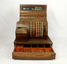 *ANTIQUE National Cash Register - 1940’s WOOD BASE  MODEL # 1090 - LOCAL... - $453.47
