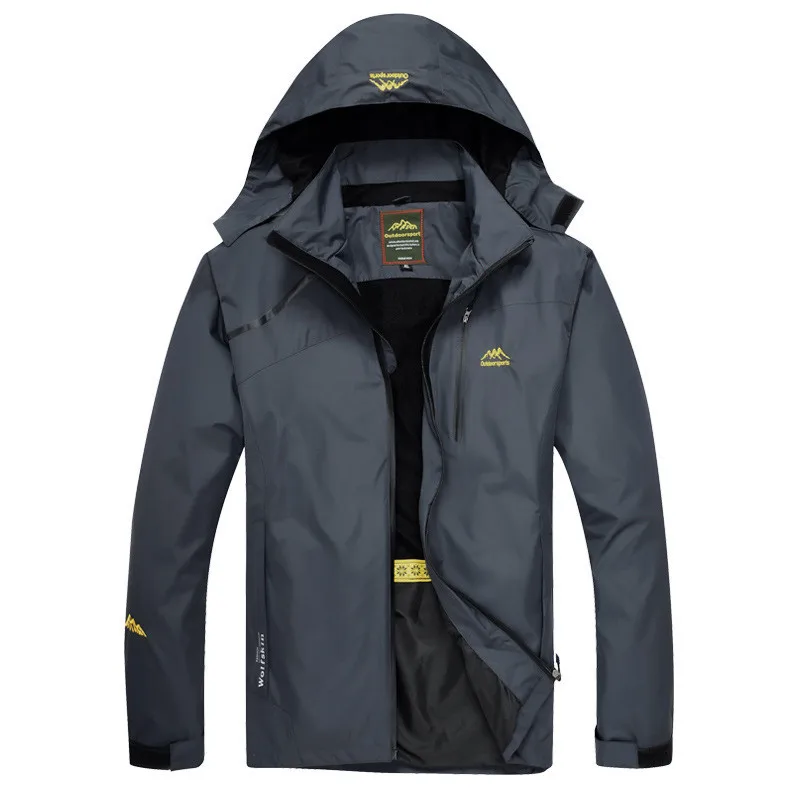 Ski-jacket Men&#39;s Outdoor Hi Men Spring  Rain Coat Climbing Trek Windbreaker Fish - £161.13 GBP