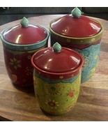 Certified International 3 Piece Tunisian Sunset by Sue Zipkin Canister Set - $40.00