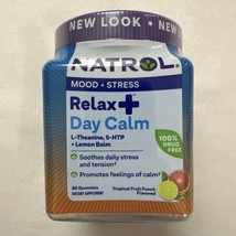 Natrol RELAX+ Day Calm Fruit Punch Flavor 60 Gummies Exp. 04/25 - $23.74