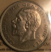 1929 Great Britain George V .500 Silver Half Crown - ICCS MS-62 - £39.24 GBP