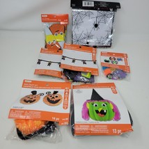 Halloween Craft Kit Garland Pumpkin Deco Lot 7 Creatology - £7.48 GBP