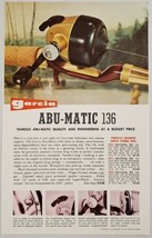 1964 Print Ad Garcia Abu-Matic Fishing Reels Budget Price Quality - £11.99 GBP