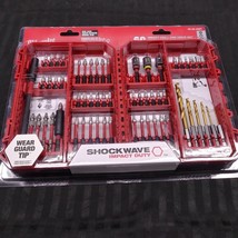 Milwaukee 60 Piece Screw Driver Drill Bit Set Impact Duty SHOCKWAVE Allo... - $770.97 MXN