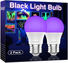 LED Black Light Bulbs A19 E26 120W Equivalent Level 385-400nm-2 Pack - £15.02 GBP