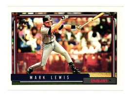 1992 Topps #446 Mark Lewis Cleveland Indians - $3.00