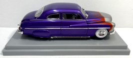 ERTL 1949 Mercury Lead Sled Coupe 1:18 Purple w/ Flames Die-Cast Collectible - £35.23 GBP