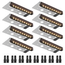 VEVOR LED Hardscape Lighting, 6.8 Inch Retaining Wall Lights, 3W 12V-24V... - $102.59