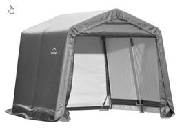 ShelterLogic Shed Tent w Ratchet Tite Cover 10 ft L x 10 ft W x 8 ft Waterproof - £216.89 GBP