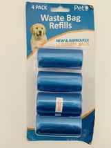 Pet Inc. Waste Bag Refills *4 Pack* (New + Improved! Stronger Bags) *Blue Color - £6.28 GBP