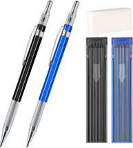 Aitikili 2Mm Mechanical Pencil Set, 2 Pieces Artist Carpenter Drafting P... - $12.09