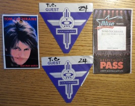 Tom Cochrane Backstage Pass Rare 4 pc Collection Mad World Tour Labatt&#39;s... - $29.95