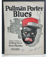 SCARCE 1921 Sheet Music PULLMAN PORTER - A LIGHT BROWN BLUES Train Railw... - £189.15 GBP