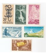 AH096, New Zealand, 1967-1968 Local Patterns, Set of 6 Stamps - MNH Rare... - $20.70