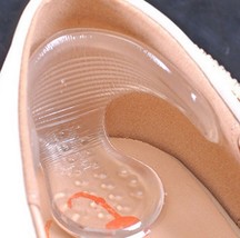 Clear silica gel stickers anti slip-resistant shoe pads Pair - £8.51 GBP