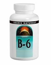 Source Naturals Vitamin B-6, 500 mg Immune System Support - 100 Time Release ... - £15.18 GBP