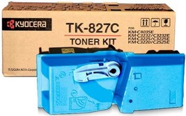 Kyocera 1T02FZCUS0 Model TK-827C Cyan Toner Cartridge, Up to 7000 Pages Yield - £66.13 GBP