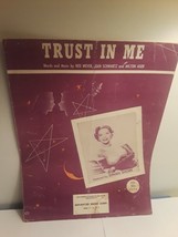 Trust In Me - Dinah Shore Sheet Music | Ned Wever, Jean Schwartz, Milton... - $130.18 MXN